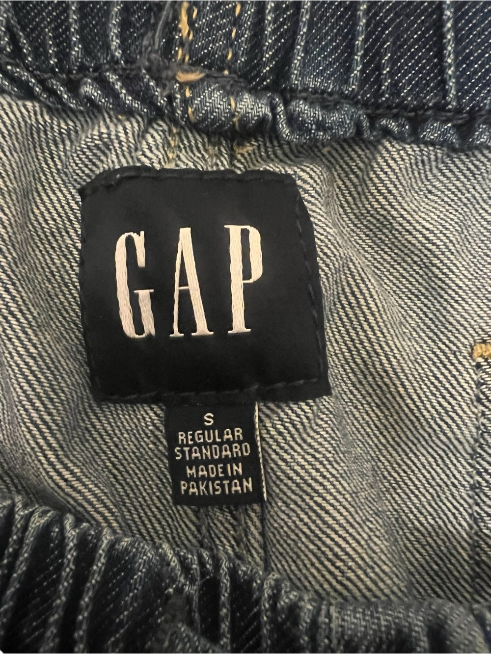 GAP Wide Leg Drawstring Jeans Small - Picture 3 of 4